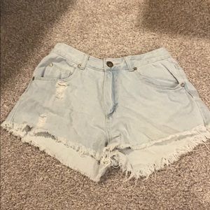Jean short cut offs